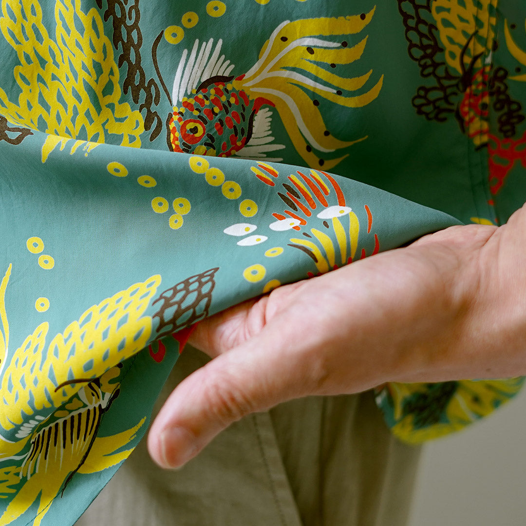 SUN SURF / Tropical Fish Hawaiian Shirt