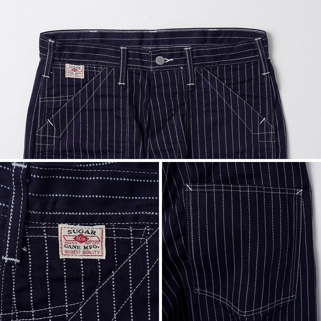 SUGAR CANE / 9oz Wabash Stripe Engineer Pants
