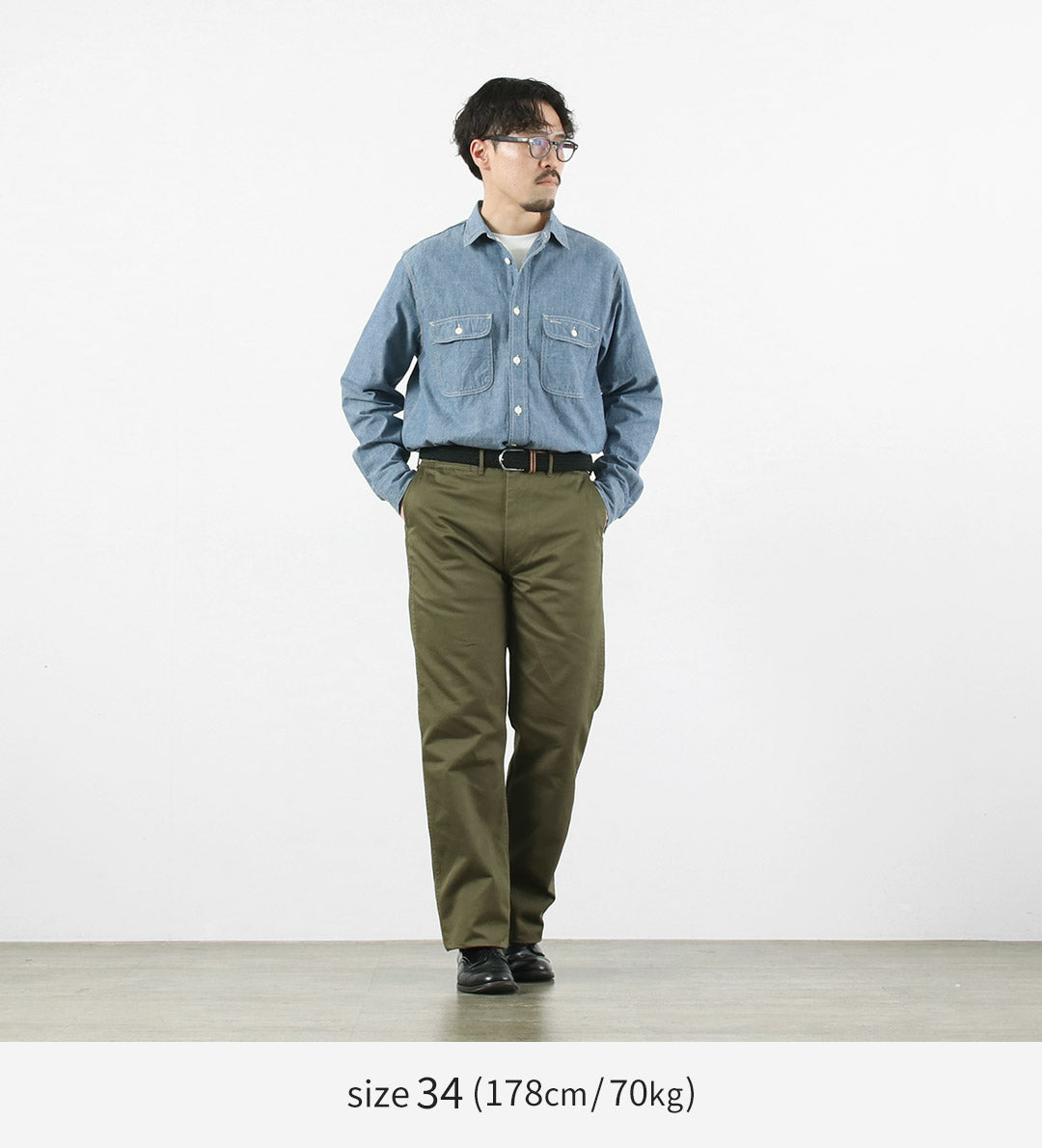 BUZZ RICKSONS / Original Spec 斜紋棉布褲