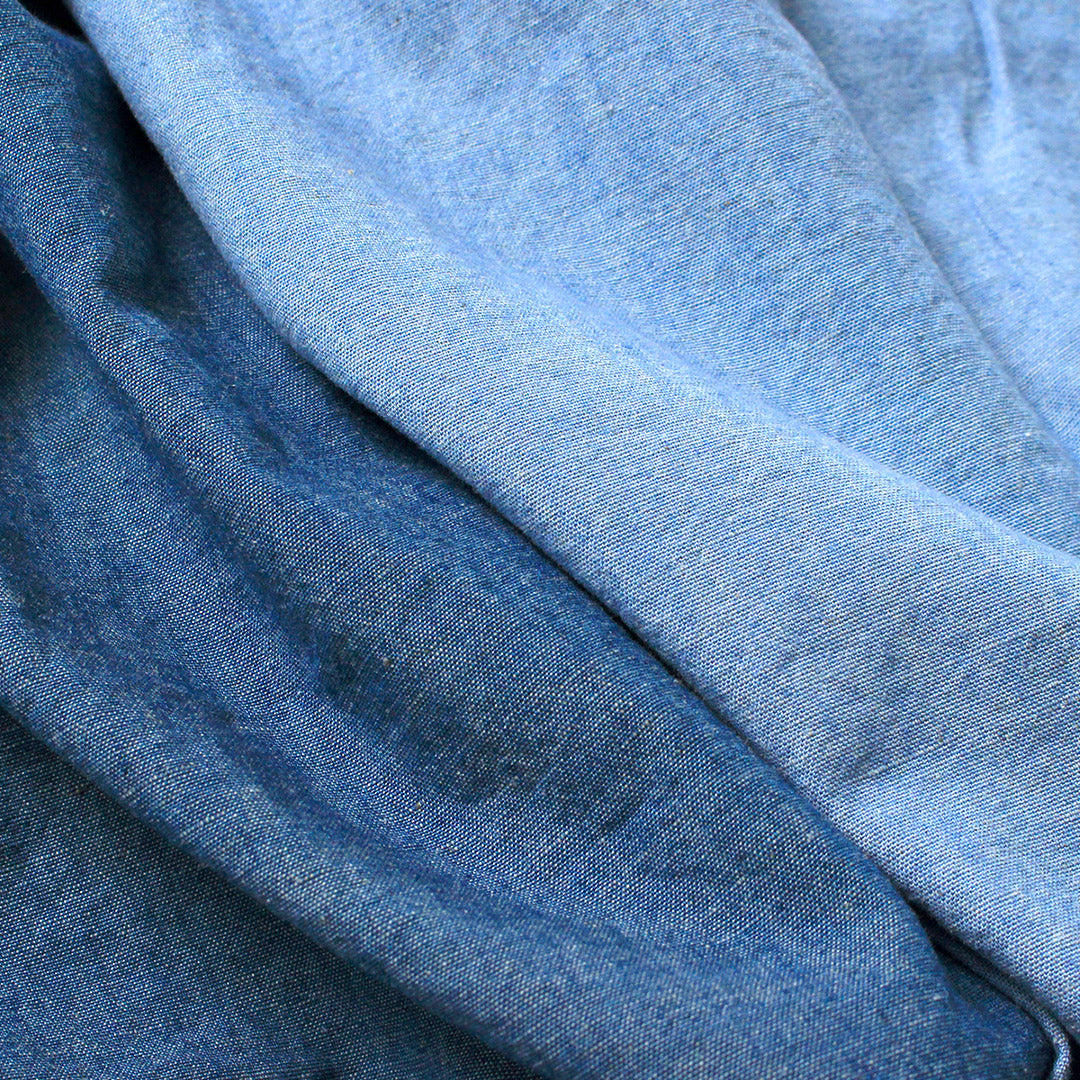 SEUVAS / Camisa BD de manga larga de cambray