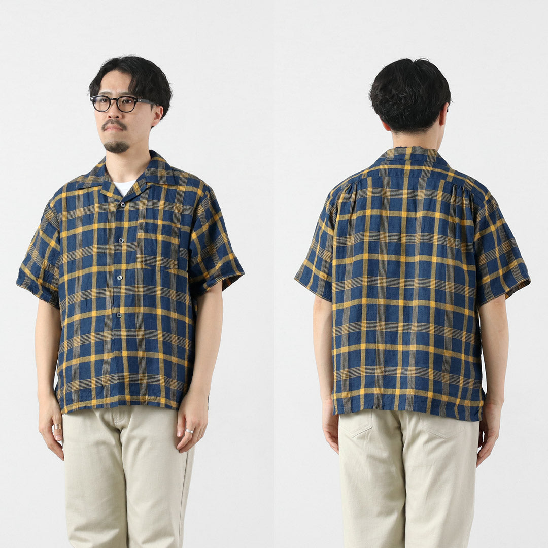 SEUVAS / Chemise Col Ouvert en Lin