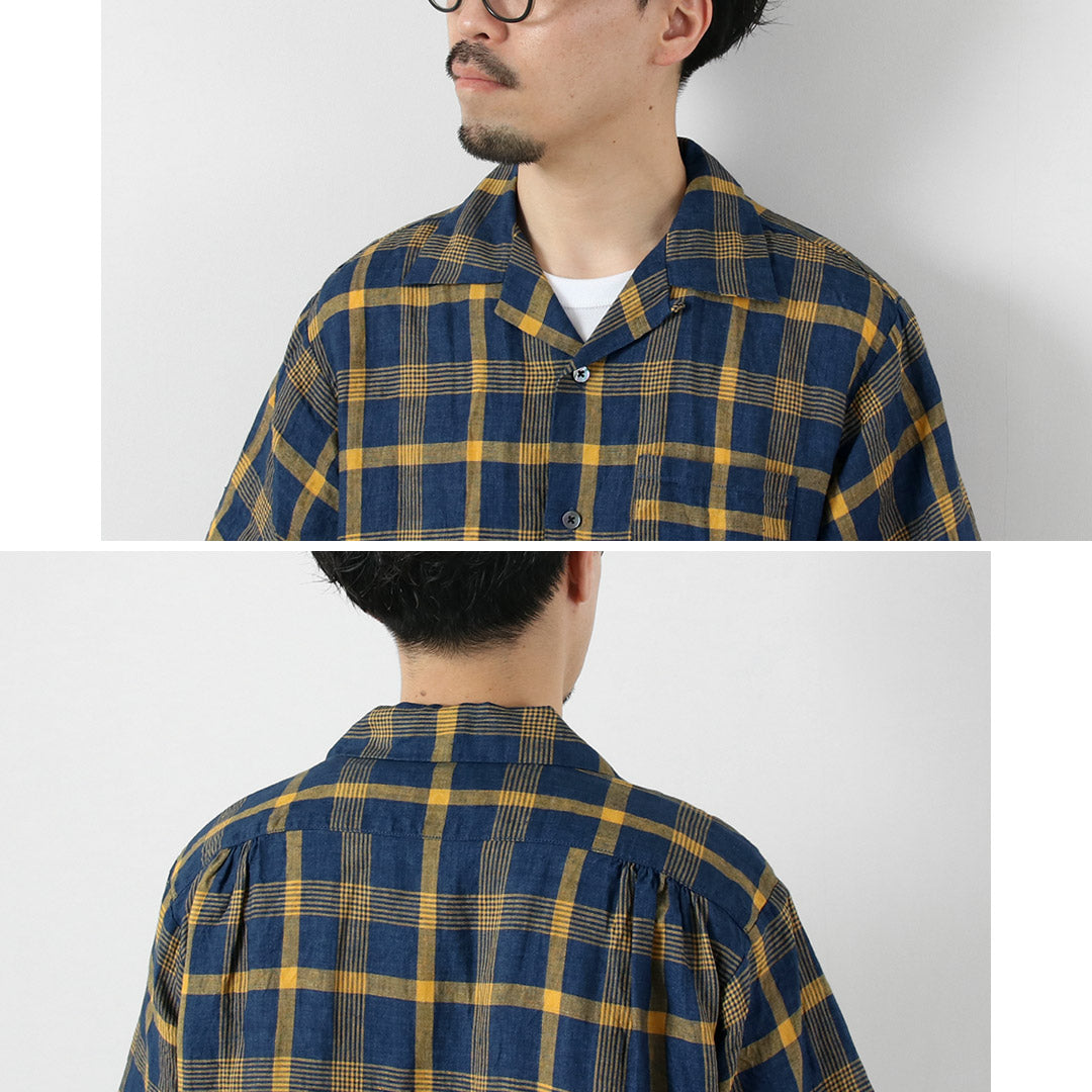 SEUVAS / Chemise Col Ouvert en Lin