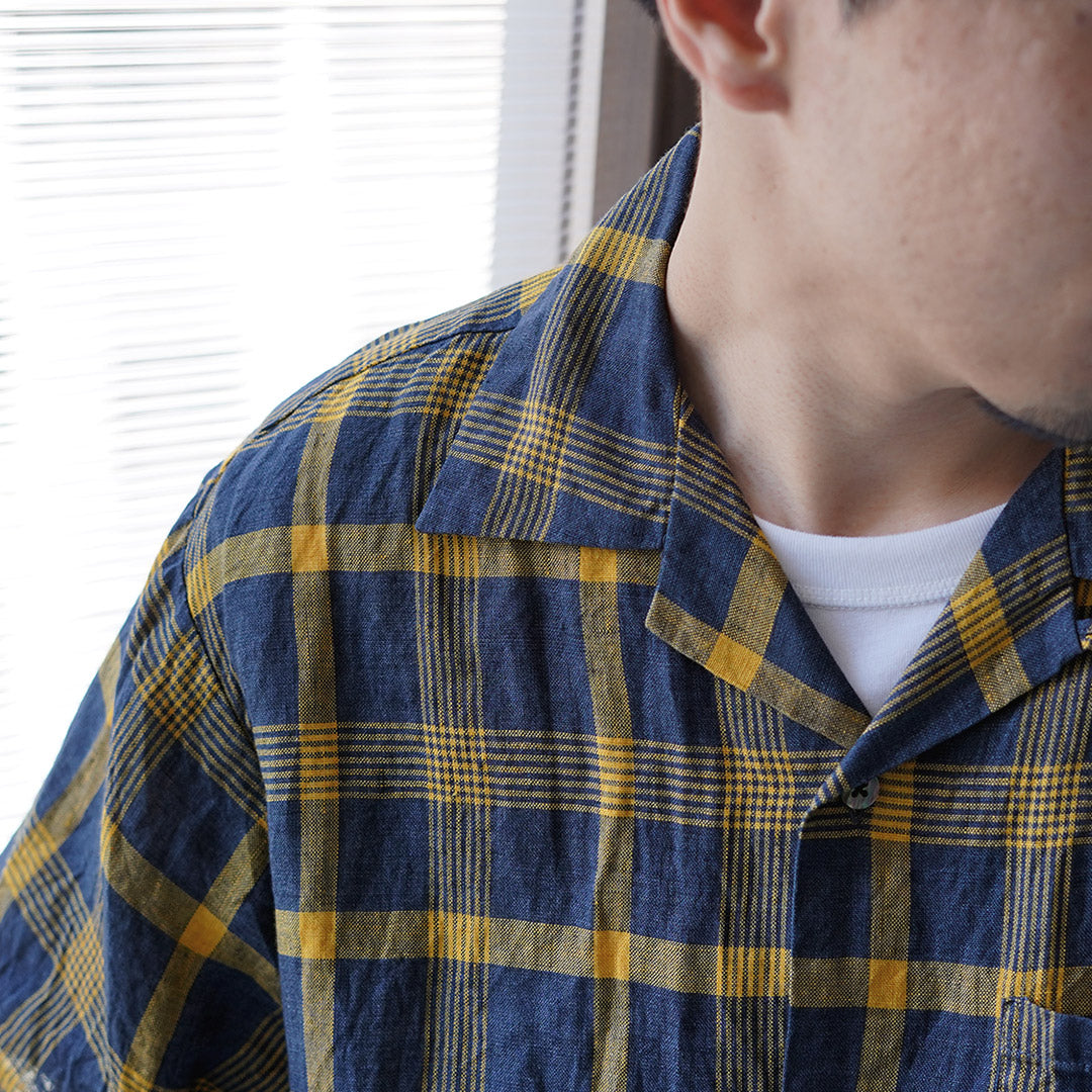 SEUVAS / Chemise Col Ouvert en Lin