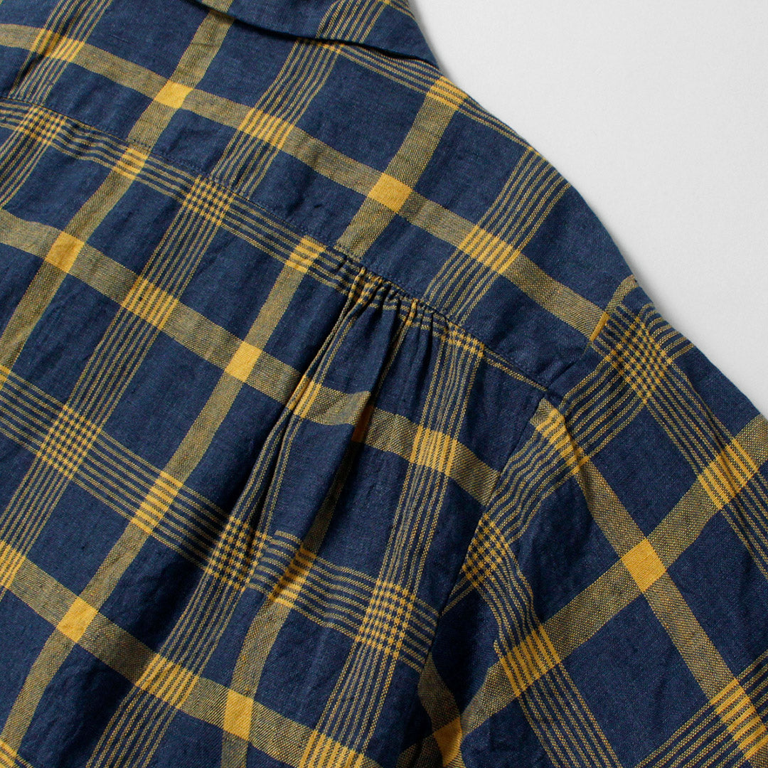 SEUVAS / Chemise Col Ouvert en Lin