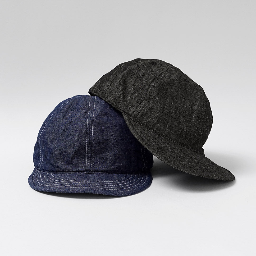 HIGHER / Casquette exclusive en chambray en coton et lin