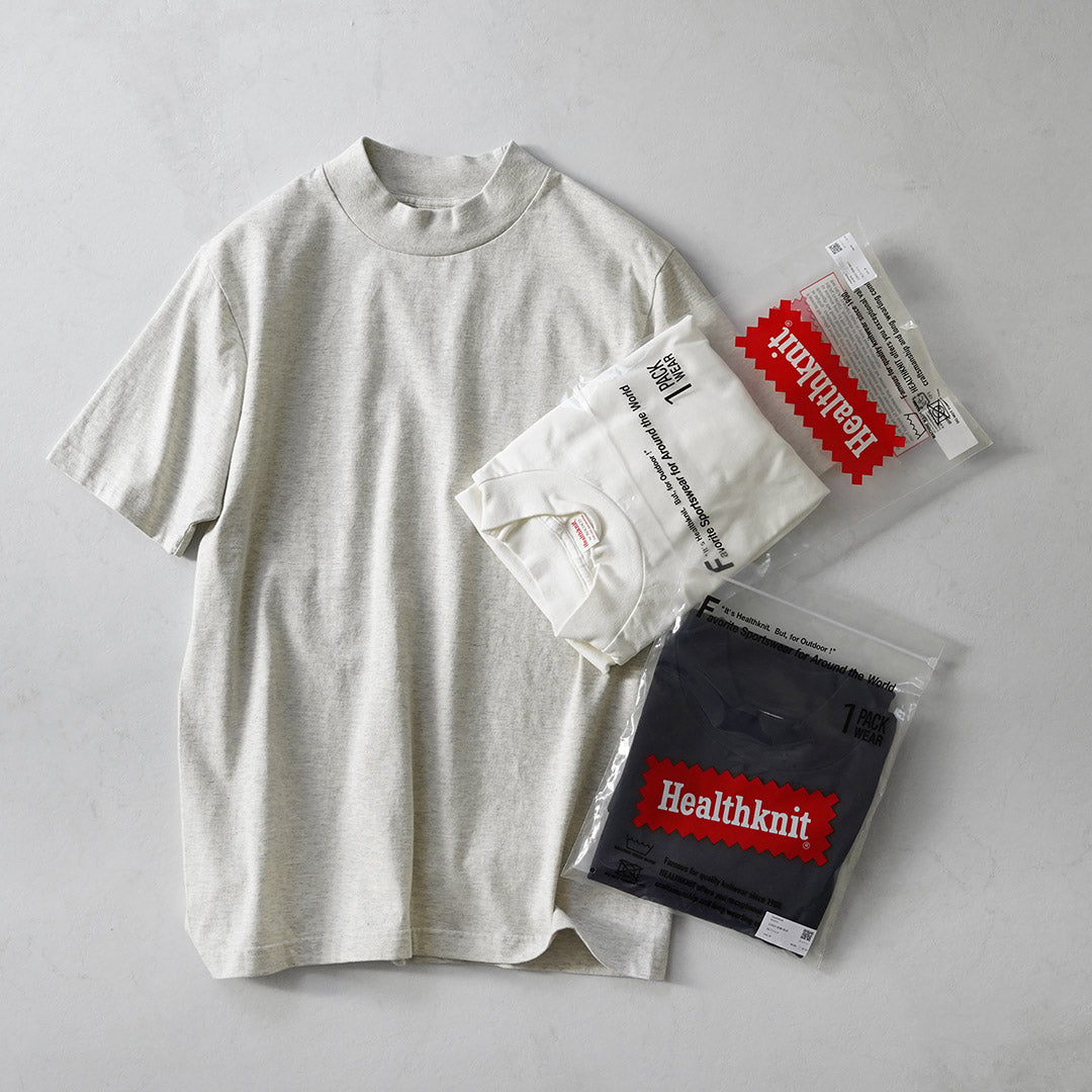 HEALTHKNIT / 独家美棉通用小高领T恤短袖