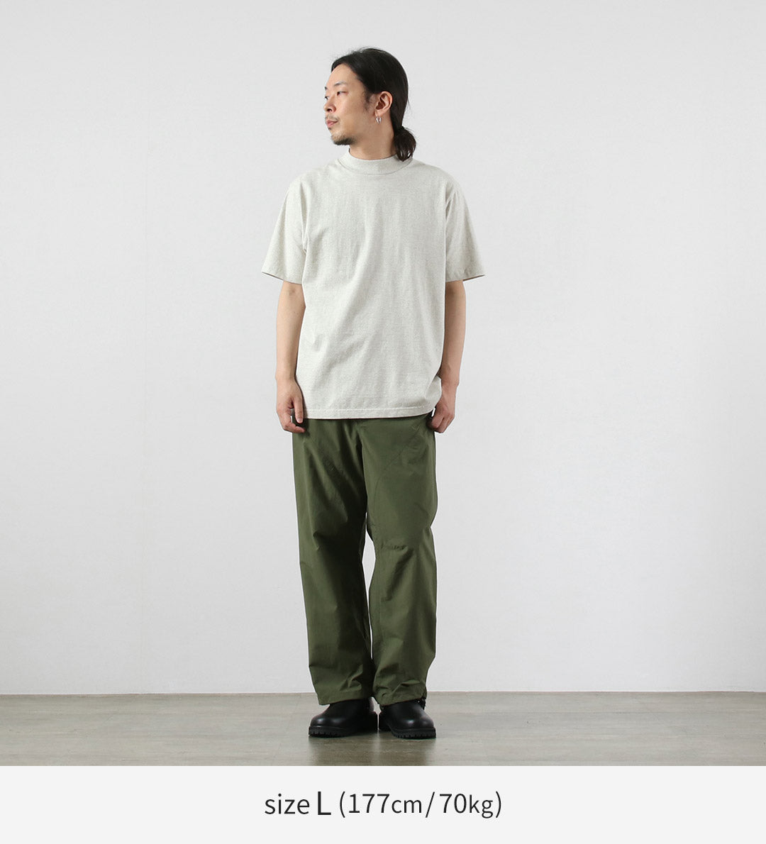 HEALTHKNIT / 独家美棉通用小高领T恤短袖