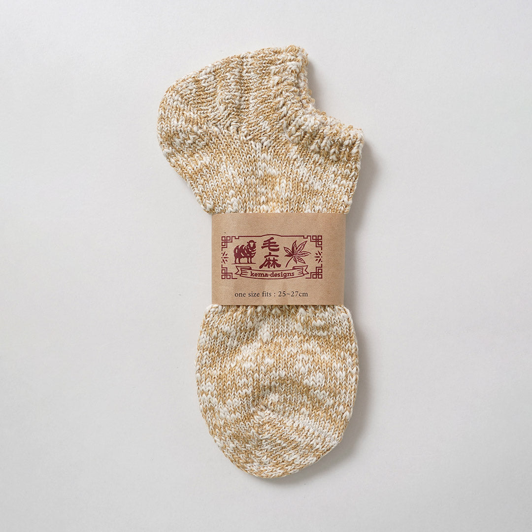KEMA DESIGNS / 麻踝袜