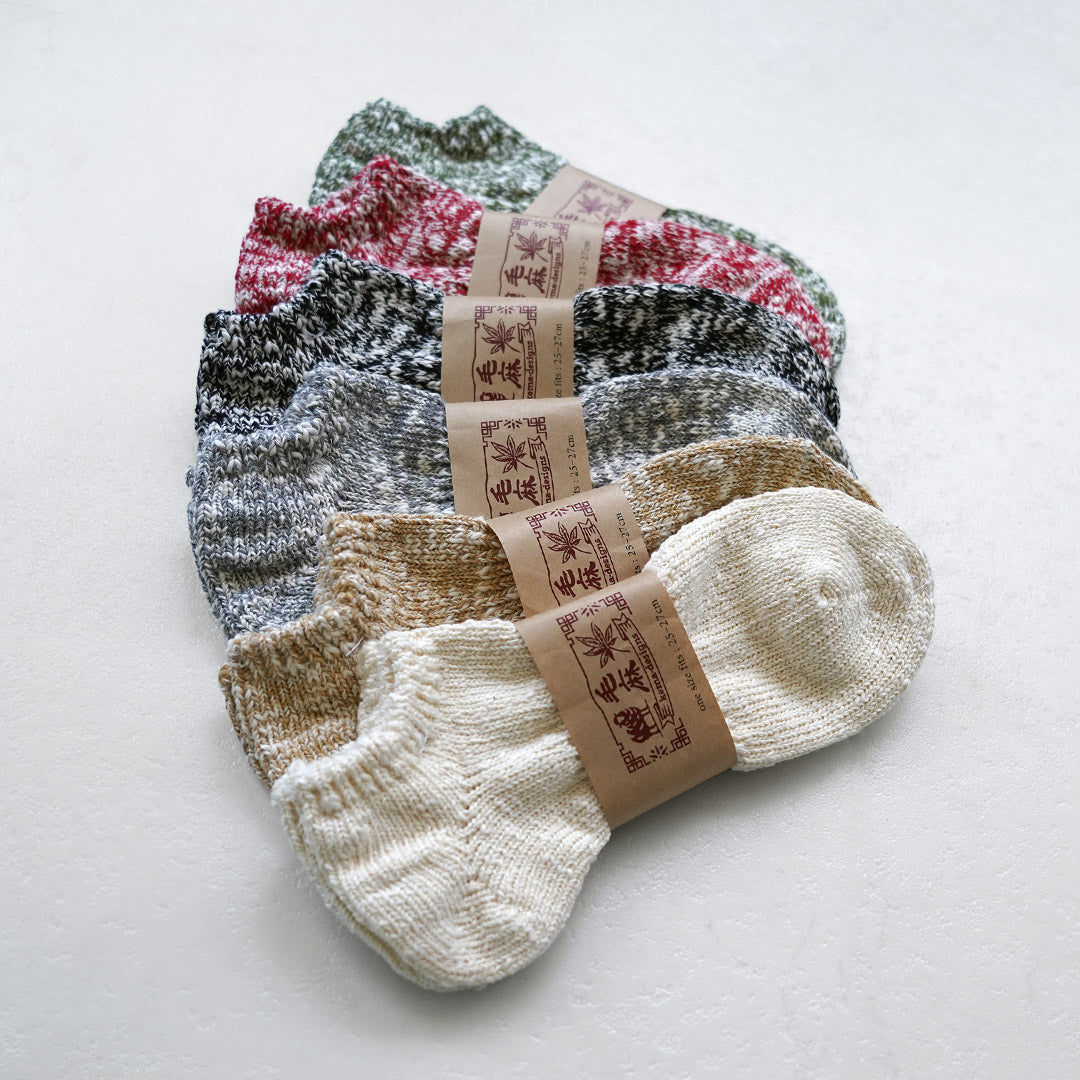 KEMA DESIGNS / 麻踝袜
