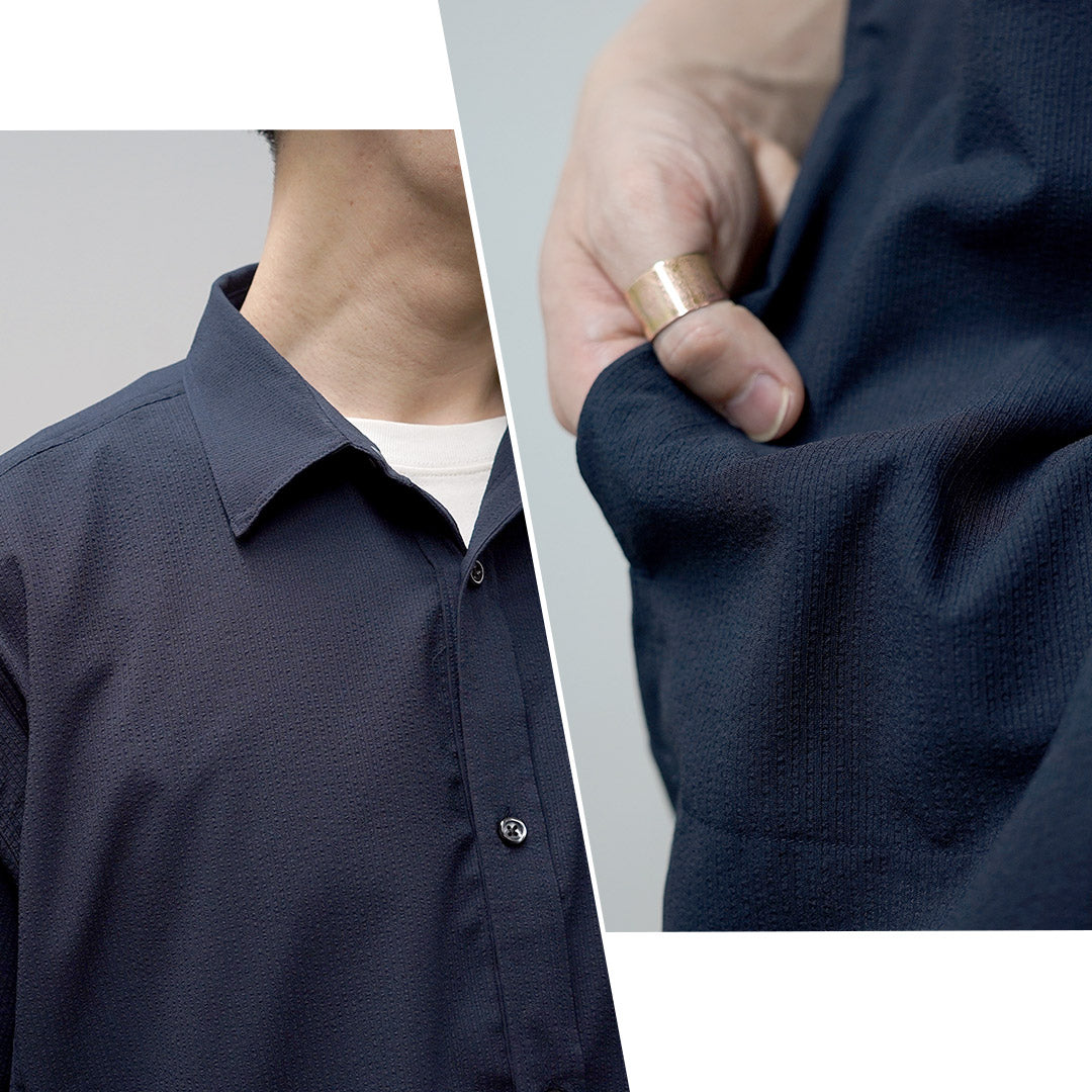 RAG / Camisa de manga corta Breathing Seersucker