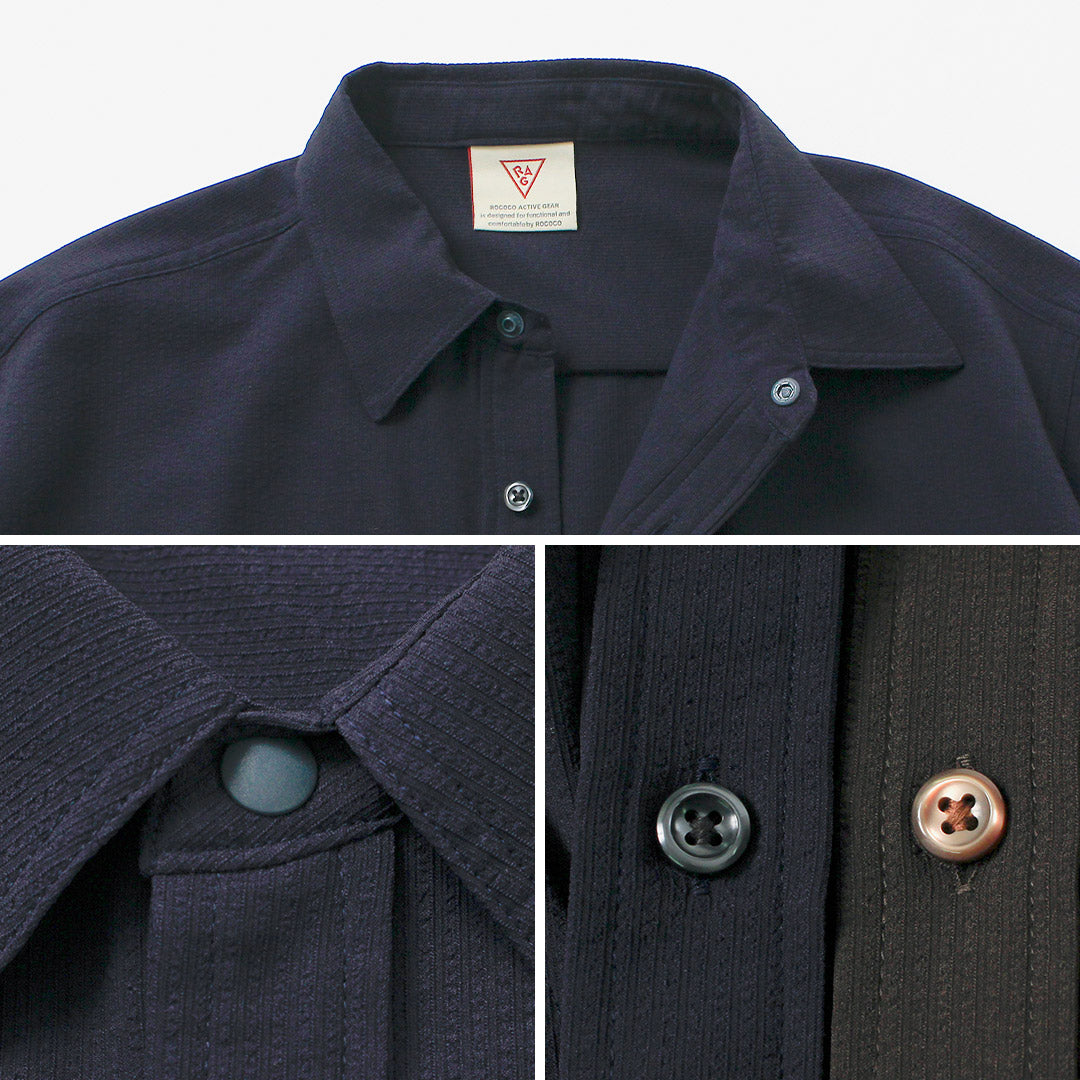 RAG / Camisa de manga corta Breathing Seersucker
