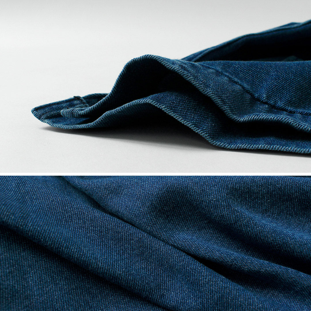 GOHEMP / 9oz Cotton Hemp Denim Overshirt-Coat GOHEMP × KEMA DESIGNS