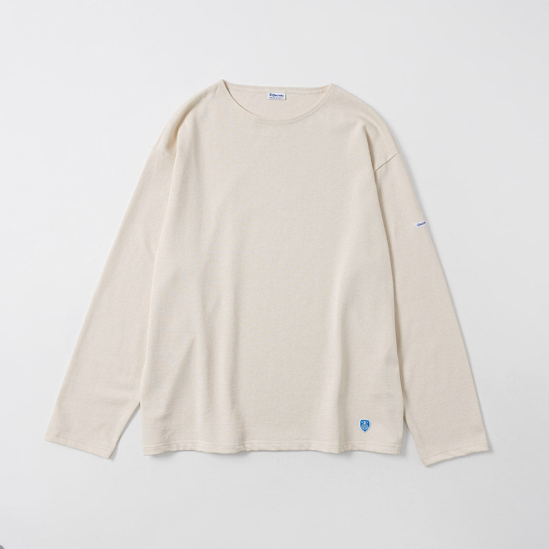 ORCIVAL / Crew Neck Long Sleeve Pullover French Basque Shirt