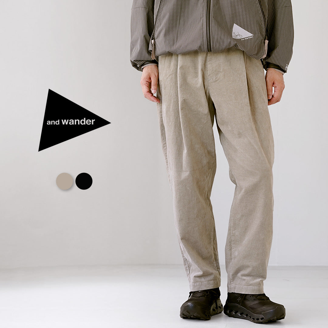 AND WANDER / Moleskin Pants
