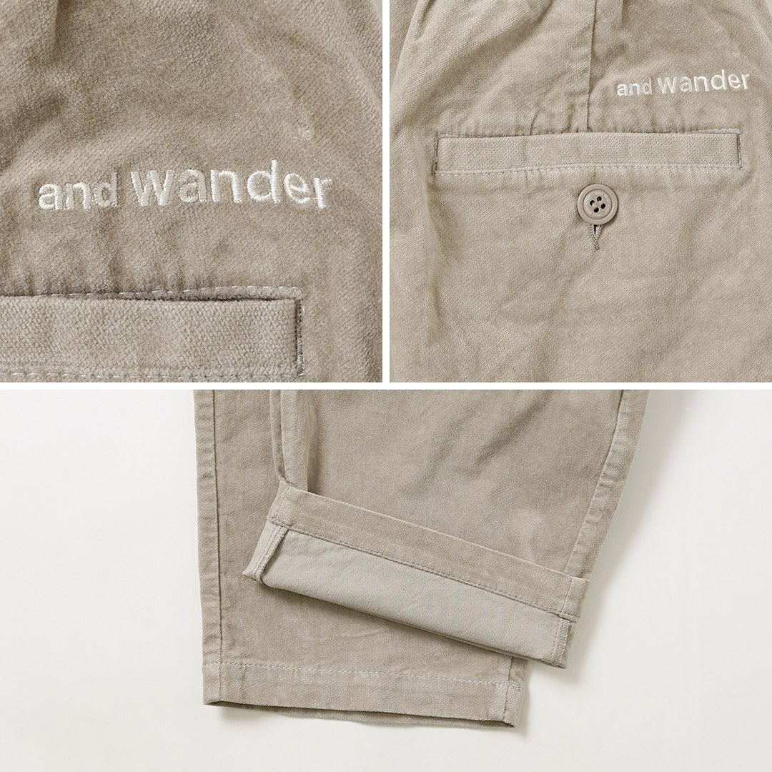 AND WANDER / Moleskin Pants