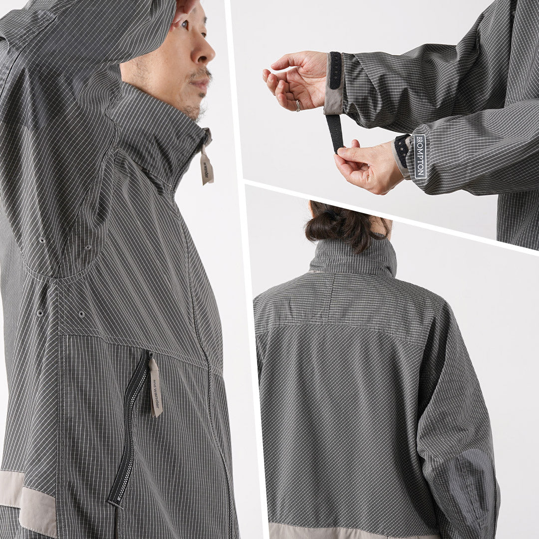 AND WANDER / Reflective Rip Hoodie