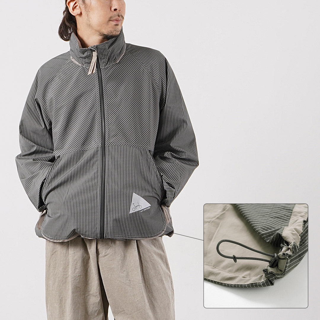 AND WANDER / Reflective Rip Hoodie