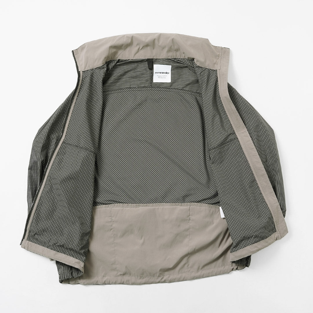 AND WANDER / Reflective Rip Hoodie