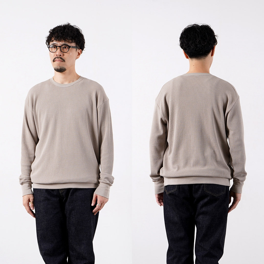 GICIPI / AQUILA Crew Neck Relax Fit Long Sleeve Sweatshirt