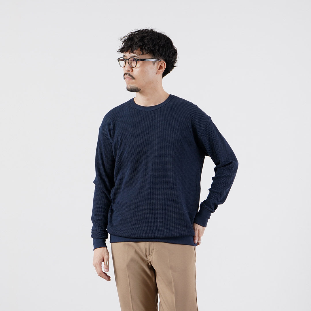 GICIPI / AQUILA Crew Neck Relax Fit Long Sleeve Sweatshirt