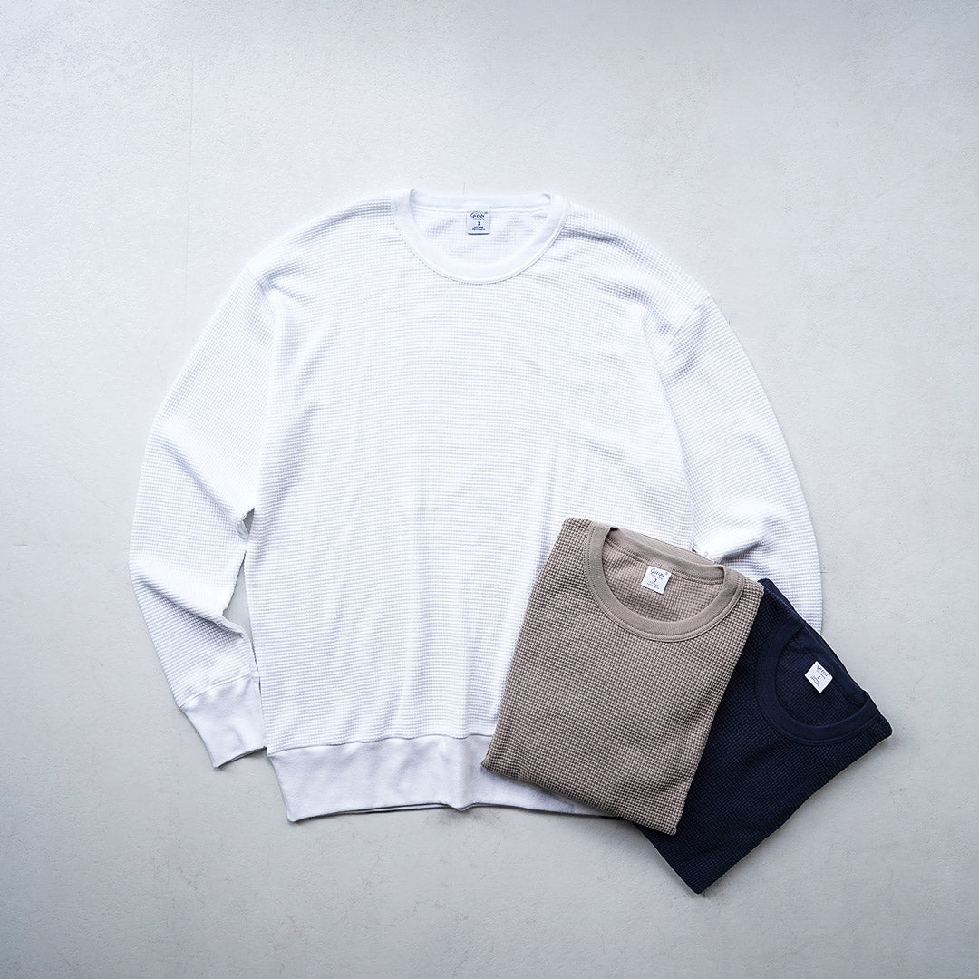 GICIPI / AQUILA Crew Neck Relax Fit Long Sleeve Sweatshirt