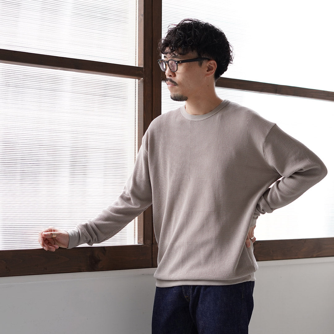 GICIPI / AQUILA Crew Neck Relax Fit Long Sleeve Sweatshirt