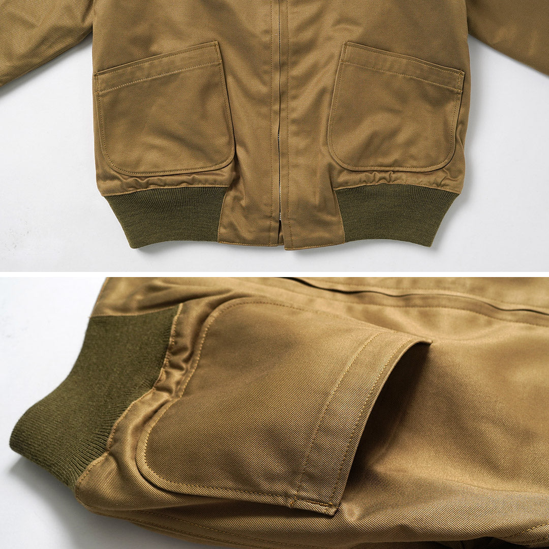 BUZZ RICKSONS / Early Model Patch Pocket Tanker Jacket