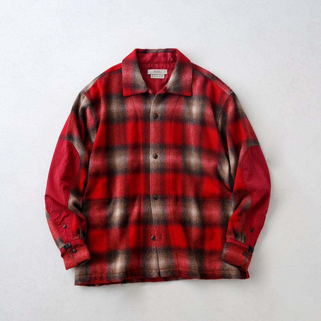 NORBIT / Camisa a cuadros degradados