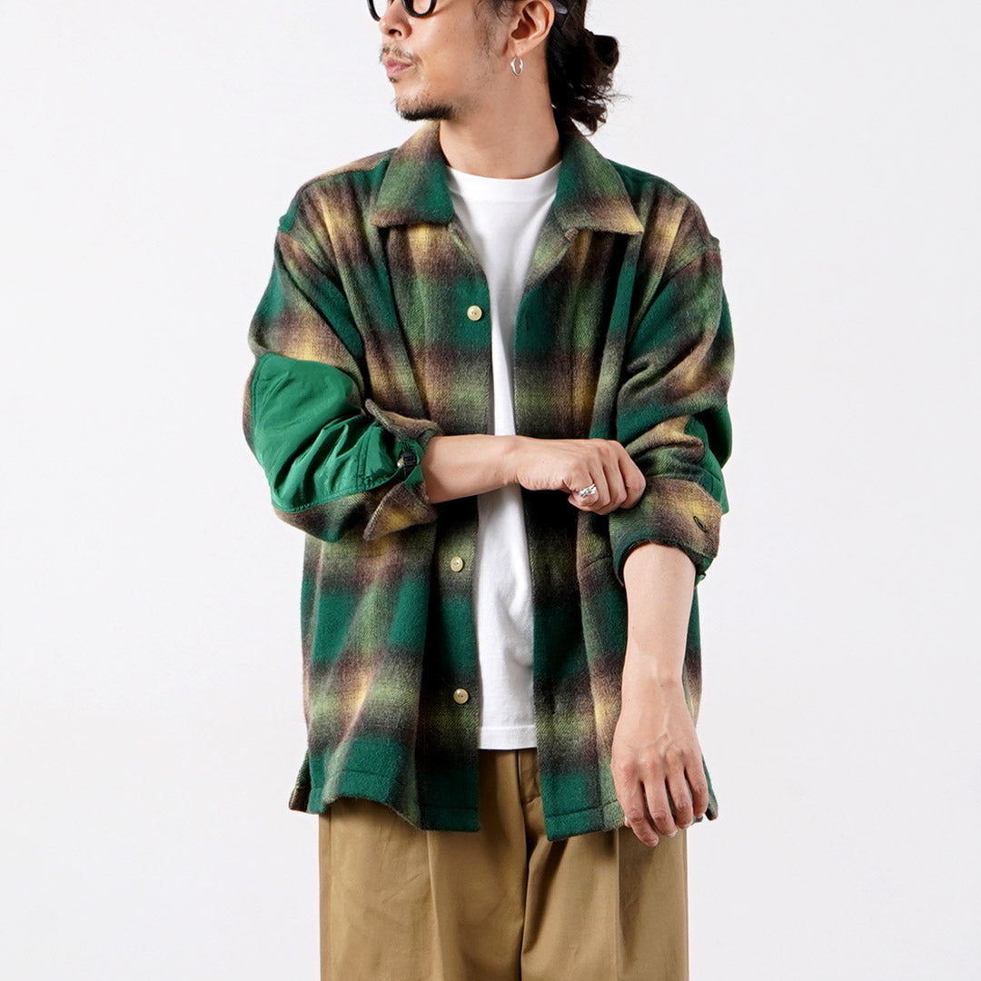 NORBIT / Camisa a cuadros degradados