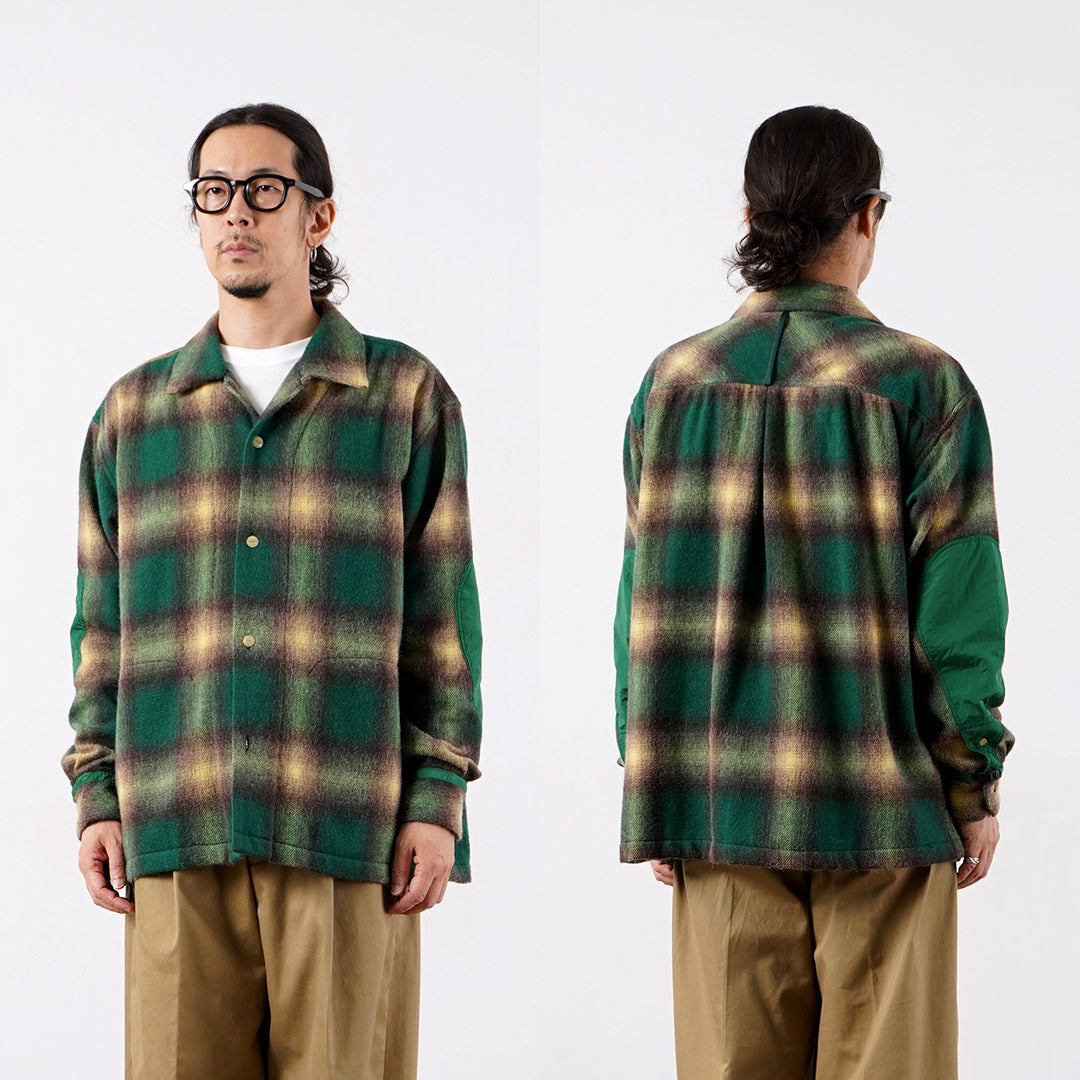 NORBIT / Camisa a cuadros degradados