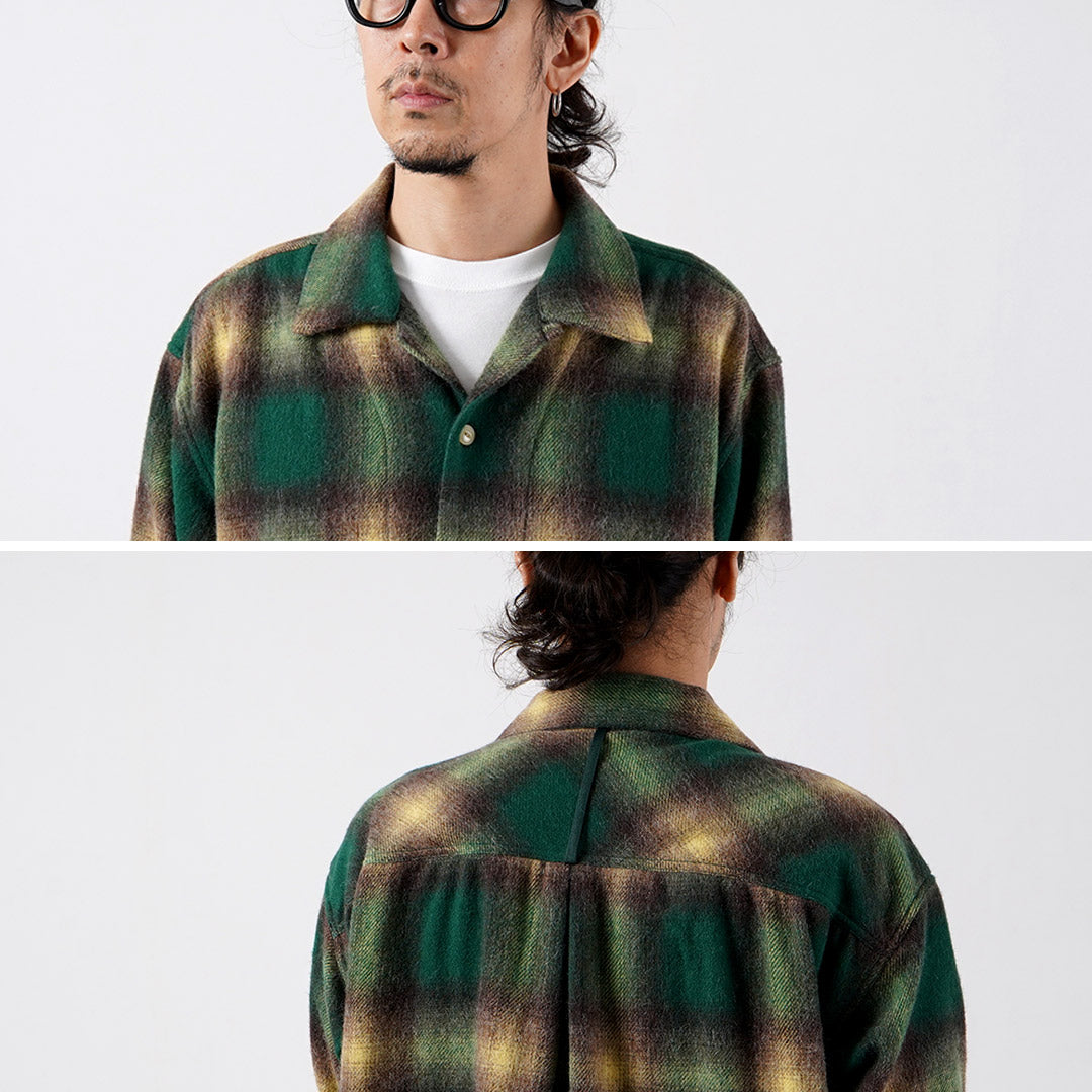 NORBIT / Camisa a cuadros degradados
