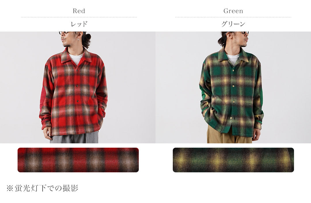 NORBIT / Camisa a cuadros degradados