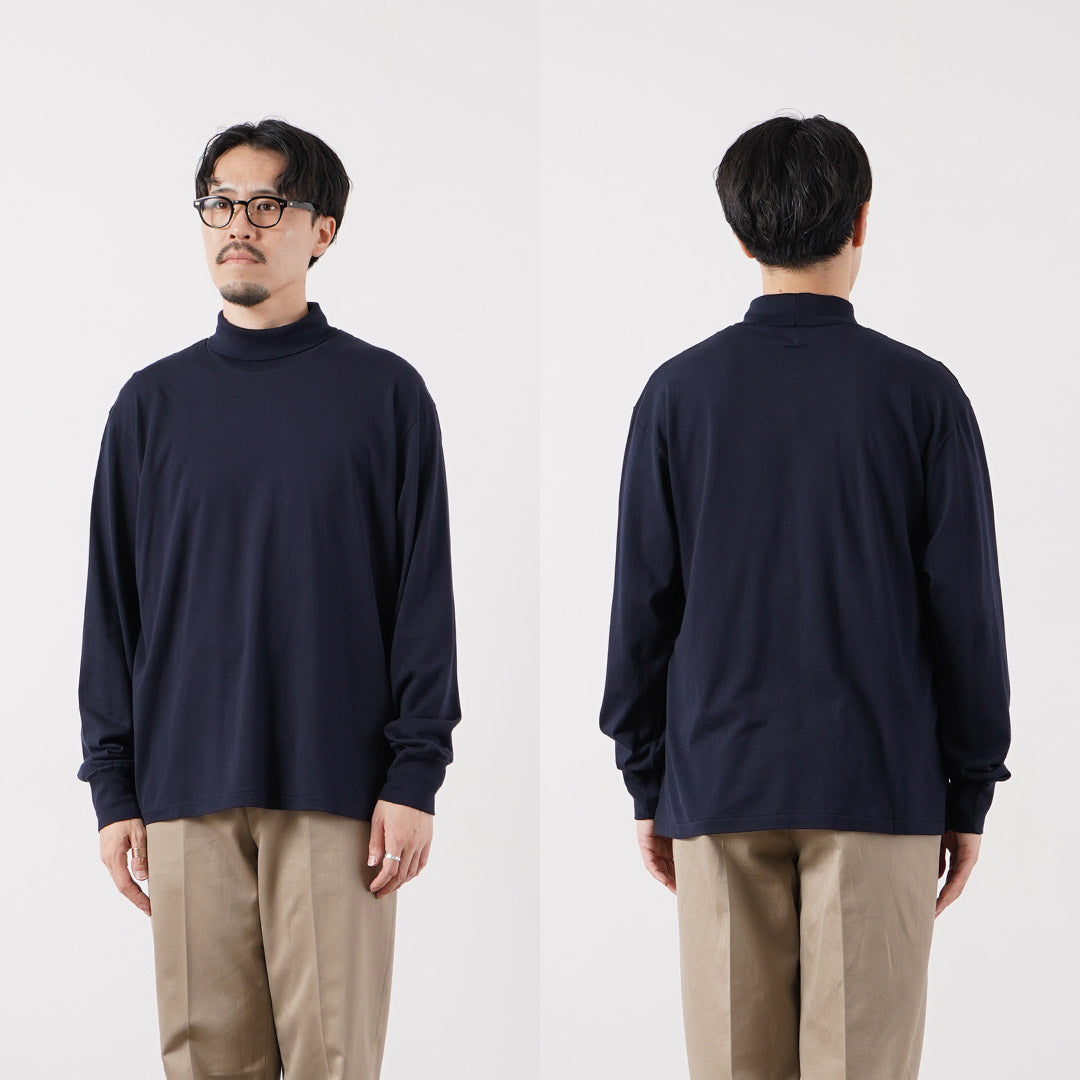 FILMELANGE / CORD Cotton-Cashmere Jersey Turtleneck T-Shirt
