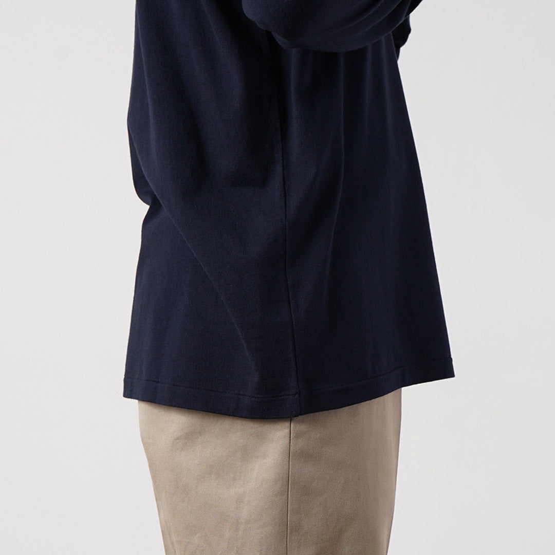 FILMELANGE / CORD Cotton-Cashmere Jersey Turtleneck T-Shirt