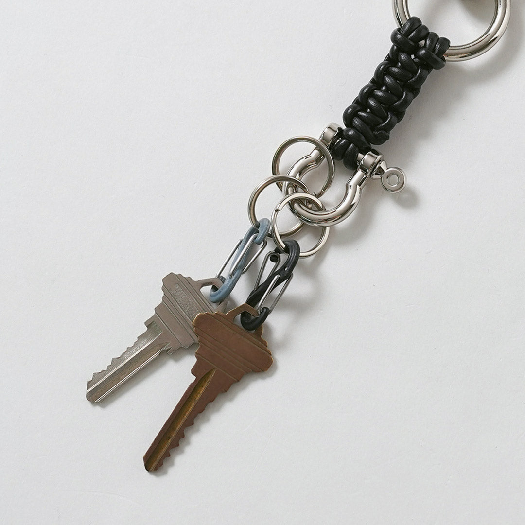 SENTI / Braided Leather Keychain