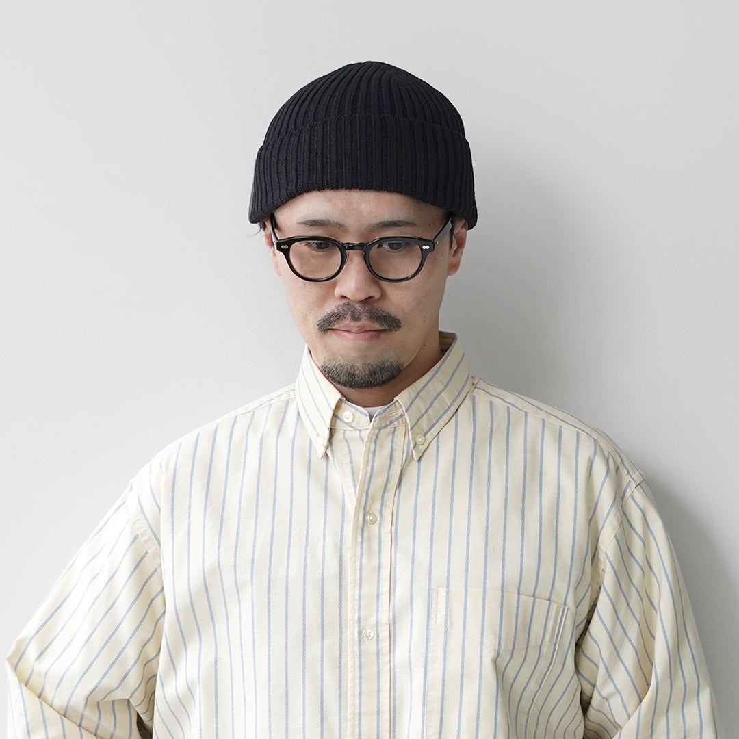 CHAUSSETTES DE QUALITÉ DECKA / Casquette exclusive Washi × Cotton Watch Cap Knit Cap