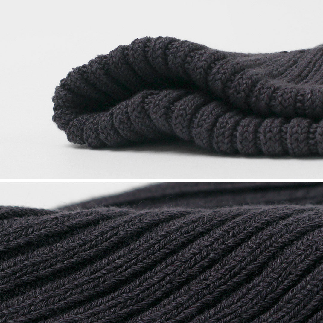 CHAUSSETTES DE QUALITÉ DECKA / Casquette exclusive Washi × Cotton Watch Cap Knit Cap