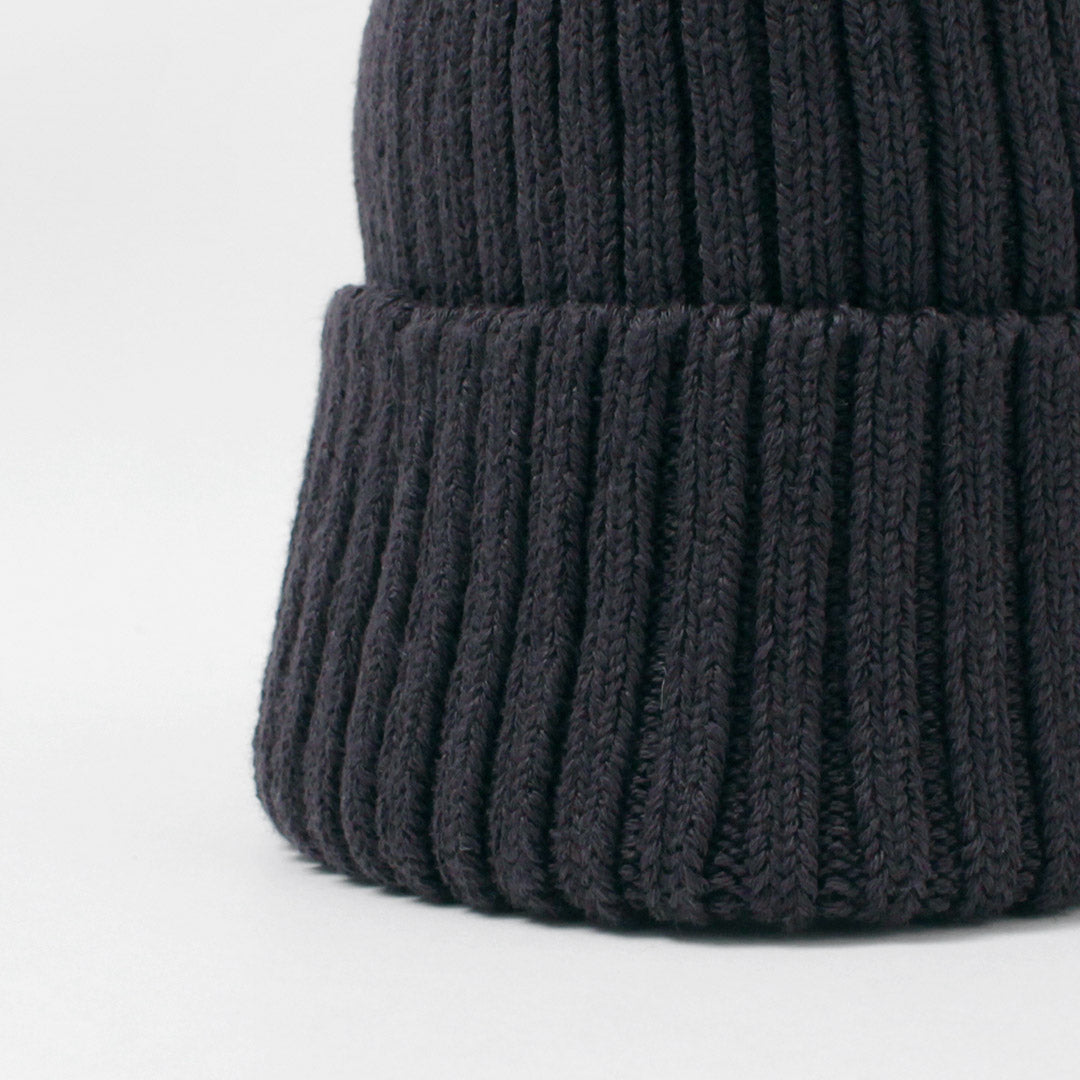 CHAUSSETTES DE QUALITÉ DECKA / Casquette exclusive Washi × Cotton Watch Cap Knit Cap