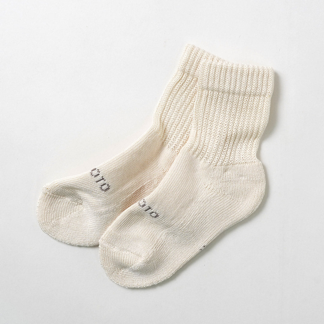ROTOTO / Organic Daily 3-Pack Mini Crew Socks