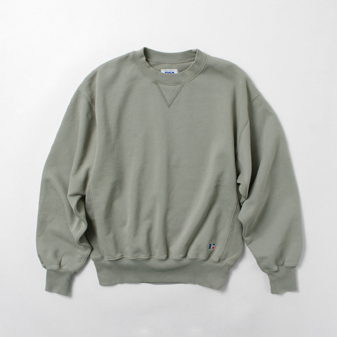 REMI RELIEF / Sudadera exclusiva de algodón con cuello redondo Russell Athletic Body Pro procesada SP