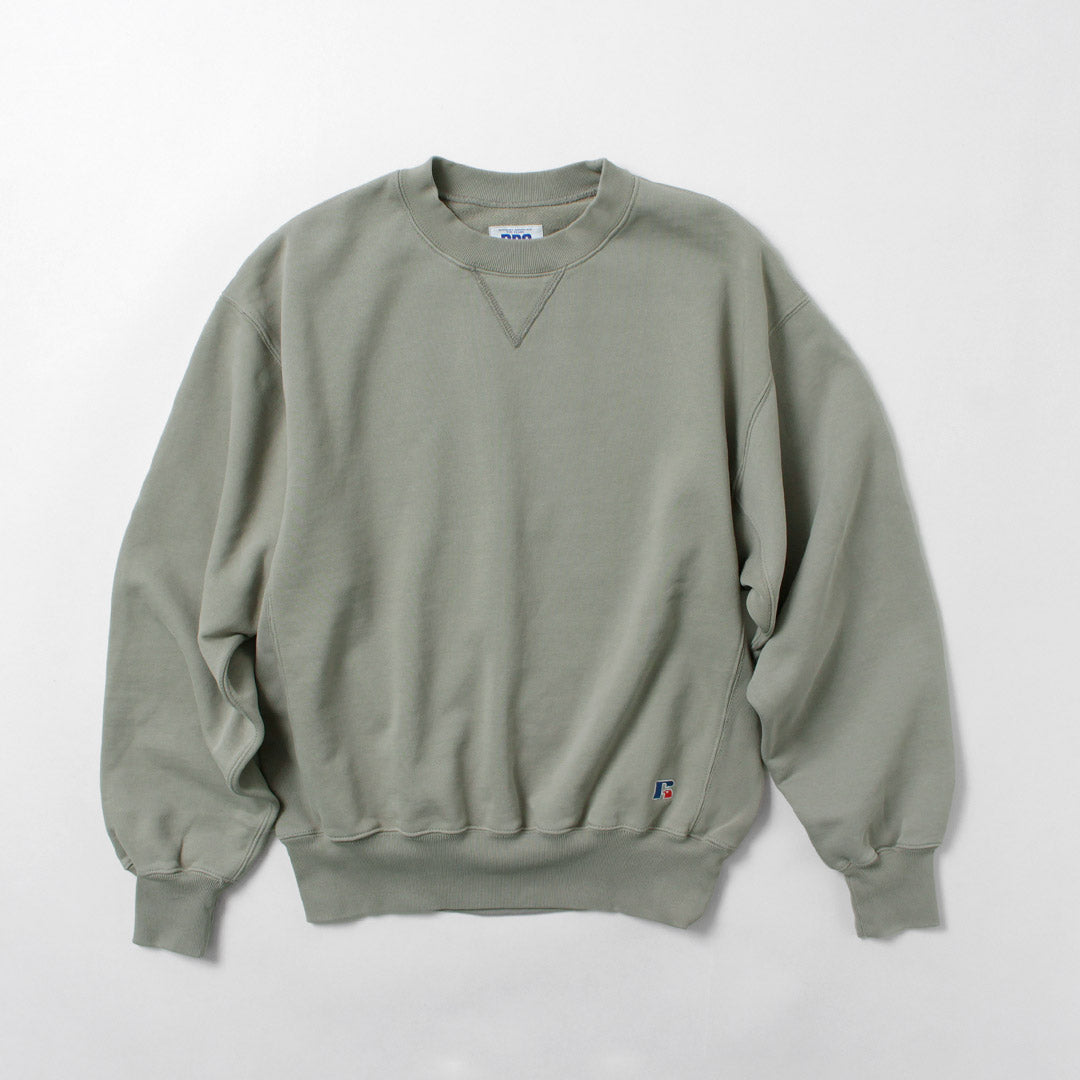 REMI RELIEF / Sudadera exclusiva de algodón con cuello redondo Russell Athletic Body Pro procesada SP