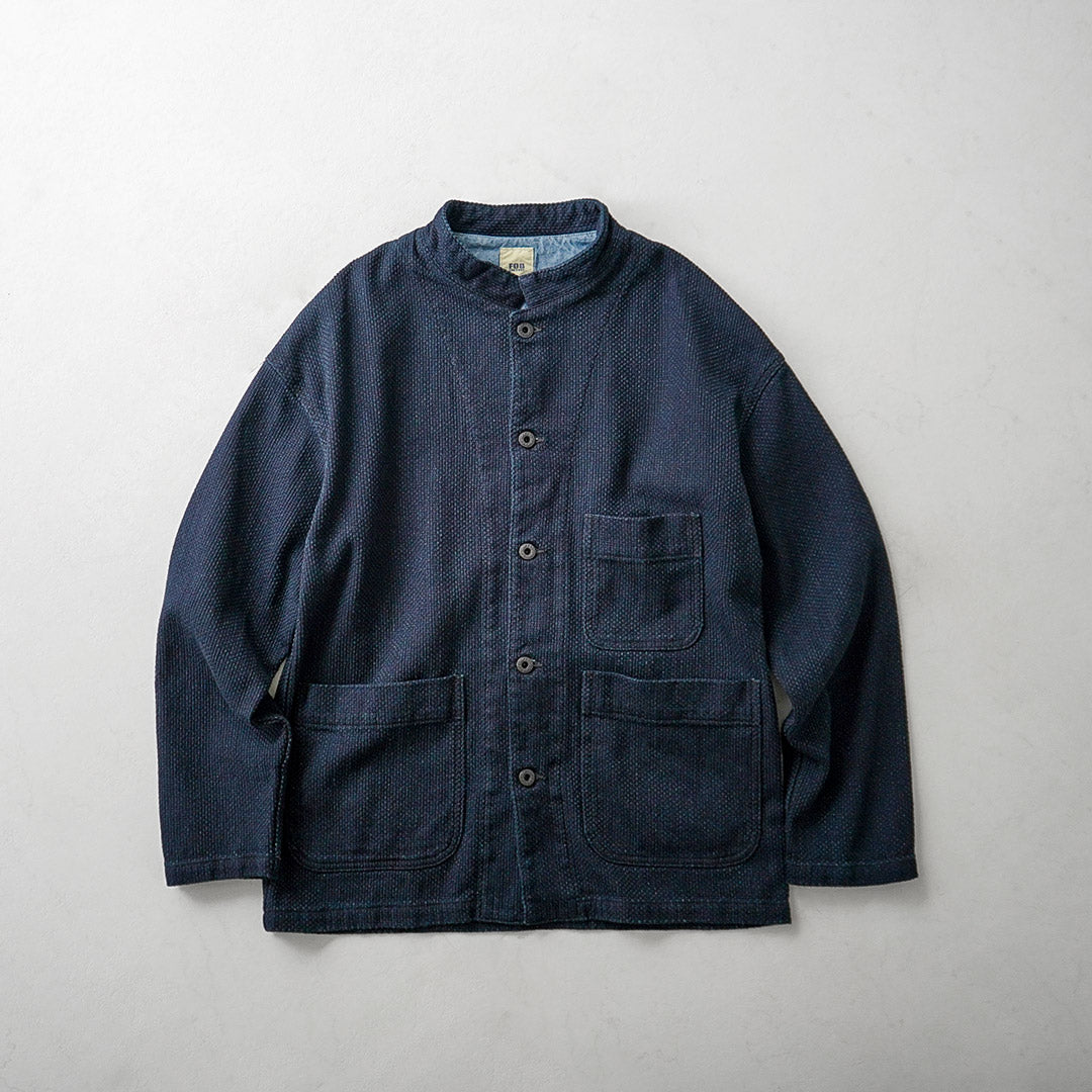 FOB FACTORY / F2468 Veste Sashiko Indigo