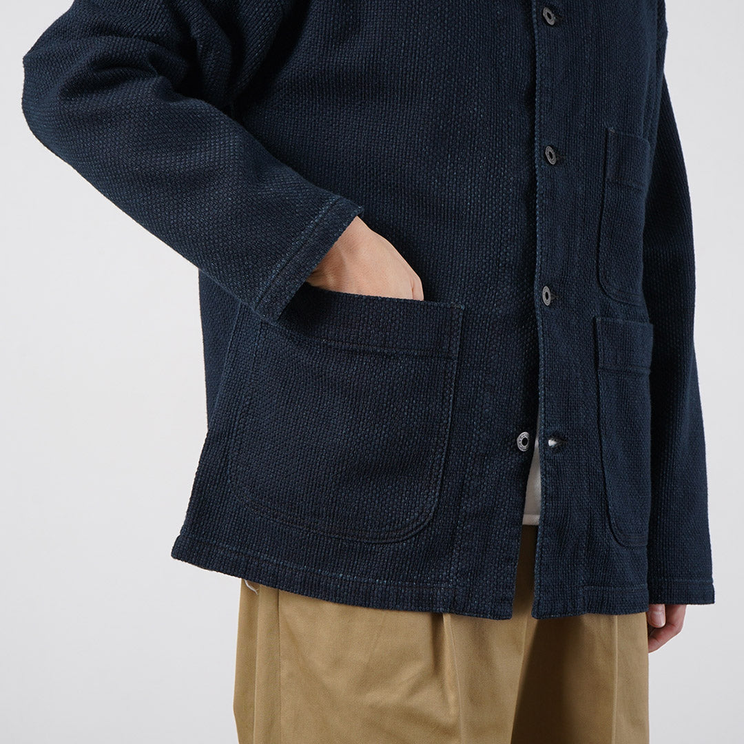 FOB FACTORY / F2468 Veste Sashiko Indigo