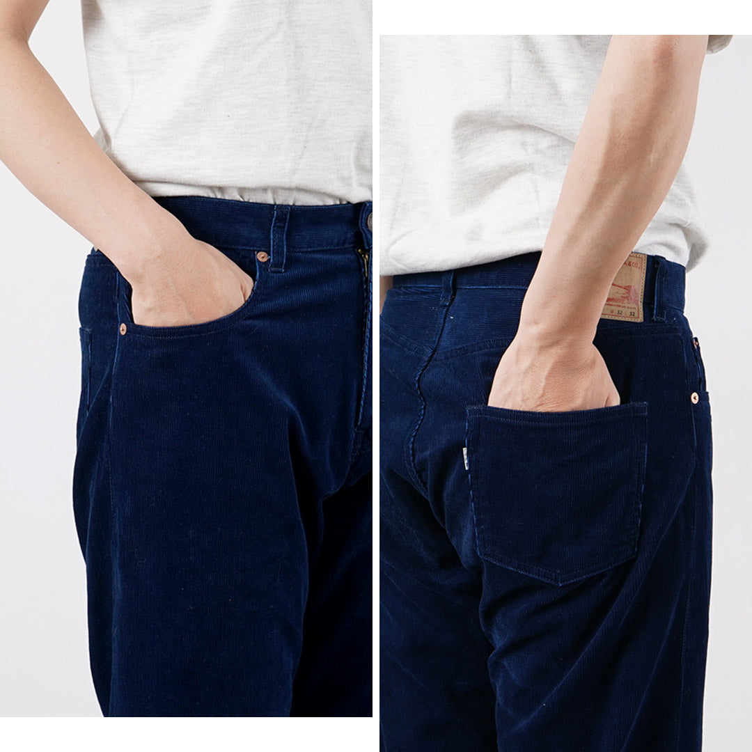 FOB FACTORY / F1154 Indigo Corduroy 5-Pocket Pants