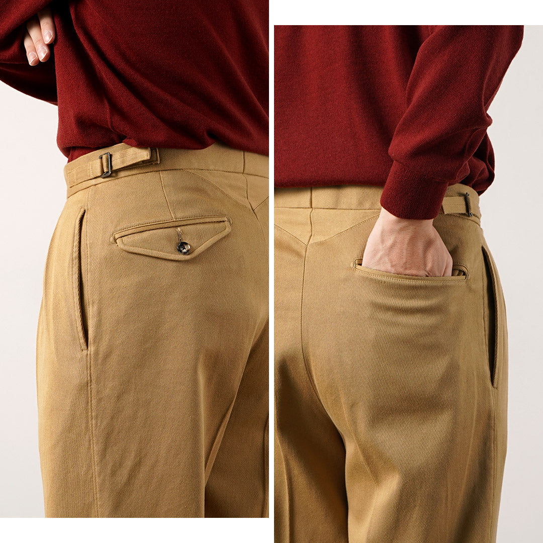 BARNSTORMER / FOB Collaboration Pleated Wide Dobby Chino Pants