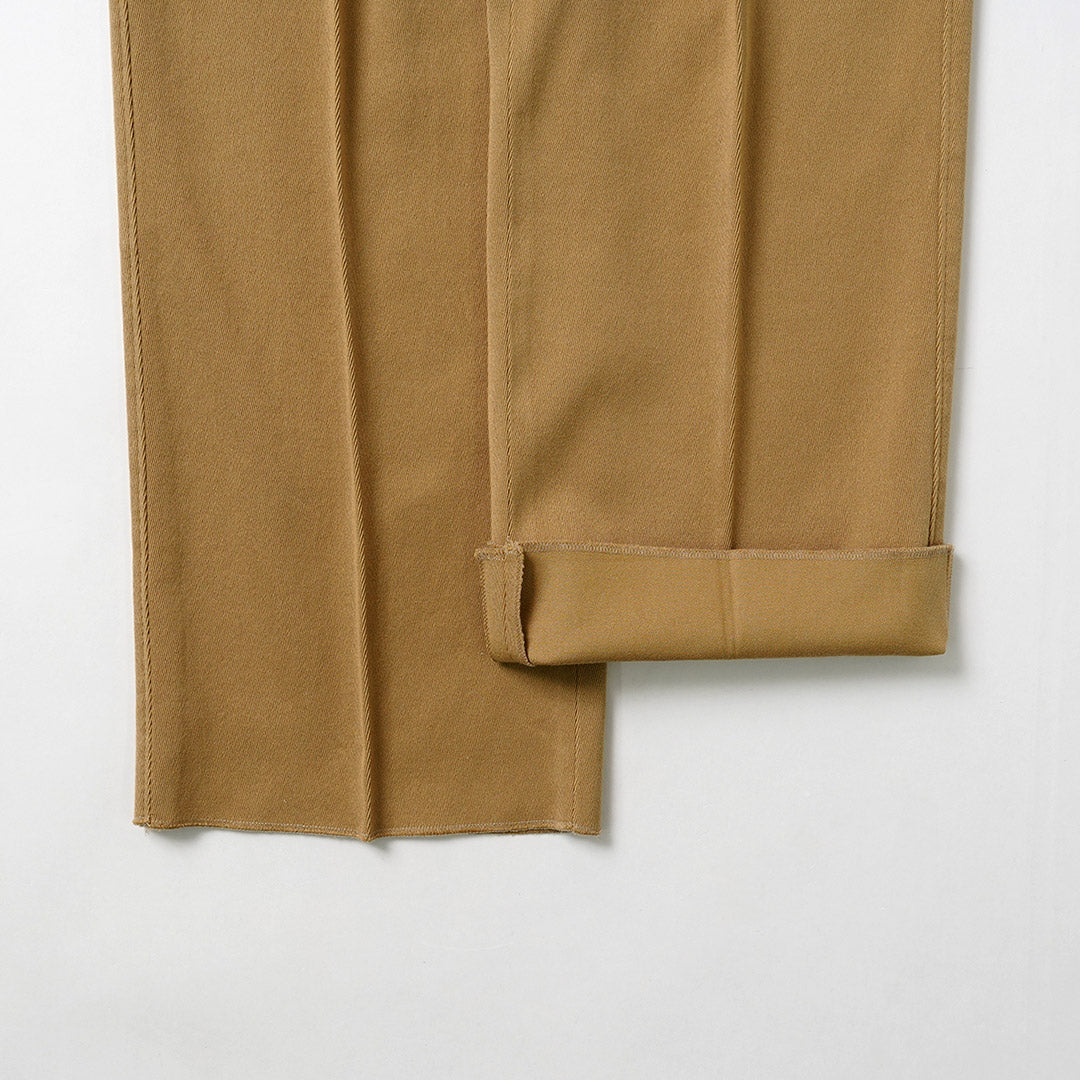 BARNSTORMER / FOB Collaboration Pleated Wide Dobby Chino Pants