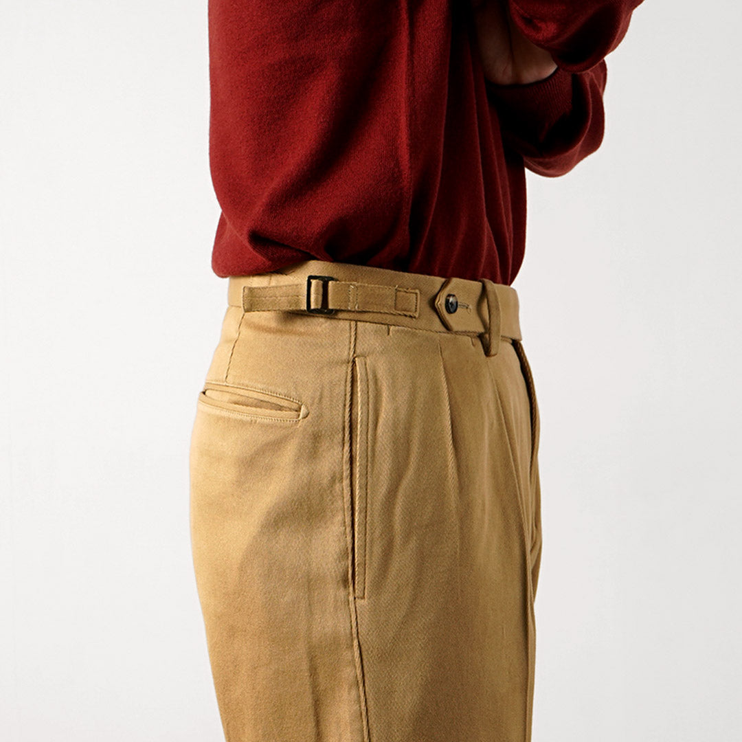 BARNSTORMER / FOB Collaboration Pleated Wide Dobby Chino Pants