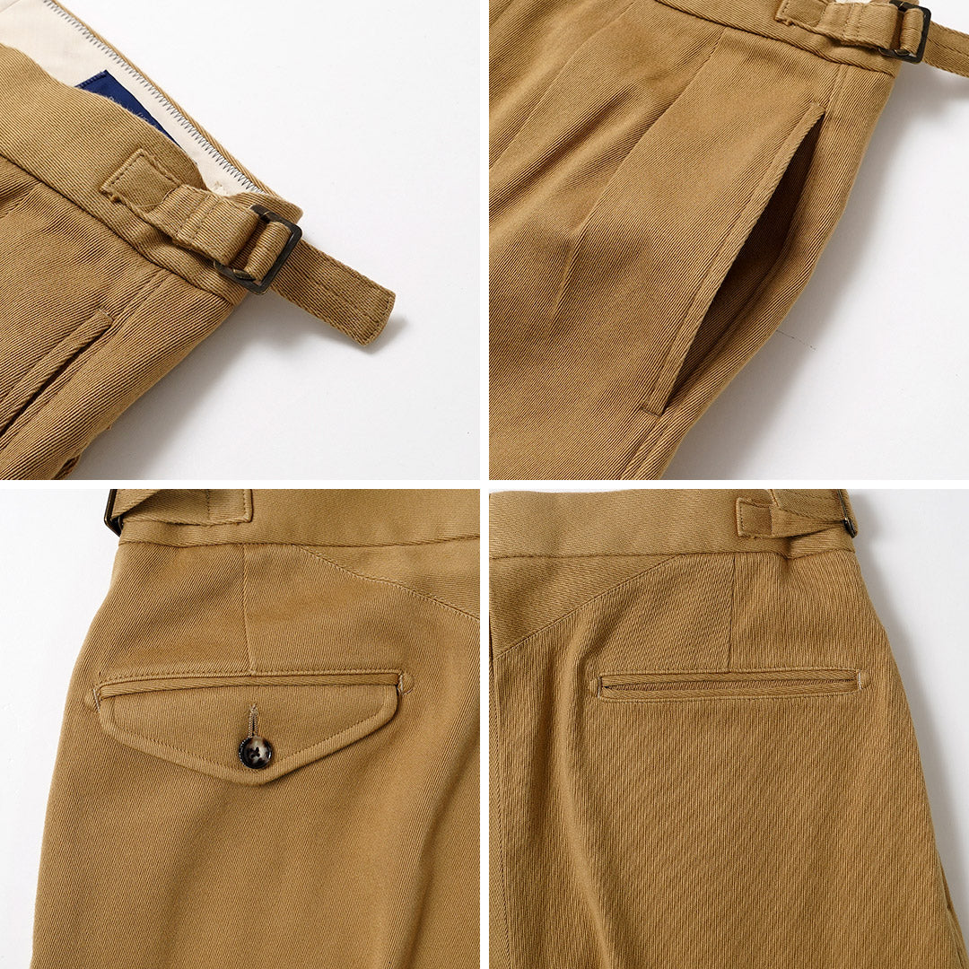 BARNSTORMER / FOB Collaboration Pleated Wide Dobby Chino Pants