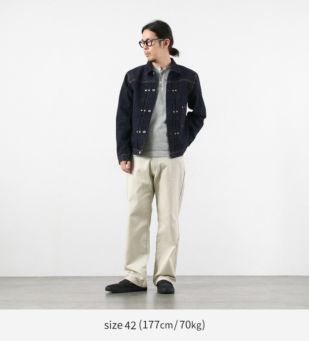 FOB FACTORY / F2465 RS5252-UF Veste en jean de garage