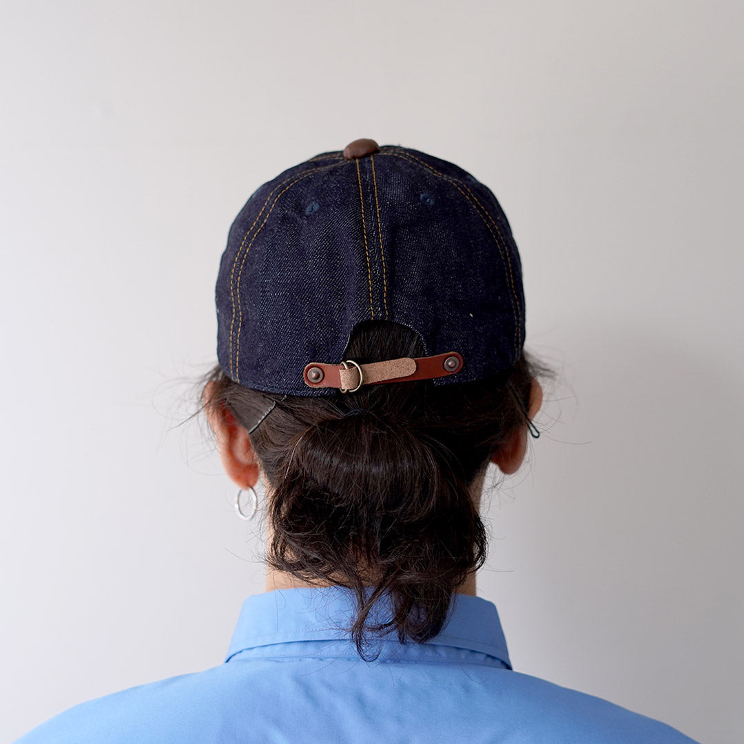 HIGHER / Selvedge Denim × Leather Brim Cap